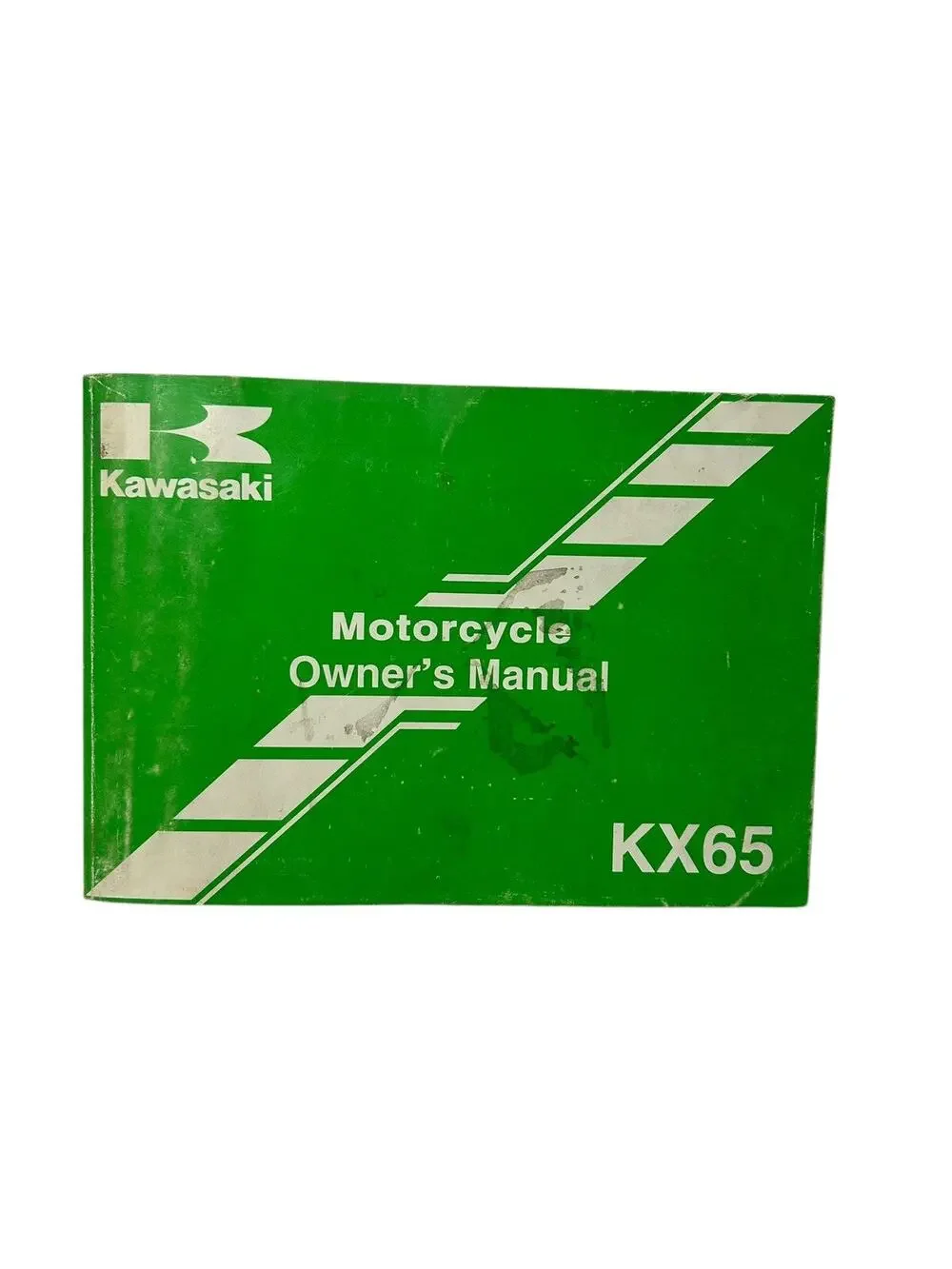Vintage 2001 Kawasaki KX65-A3 Motorcycle Owner's Manual Part No. 99987-1077